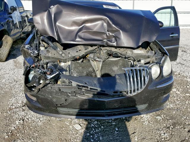 2G4WC582581379898 - 2008 BUICK LACROSSE C CHARCOAL photo 9