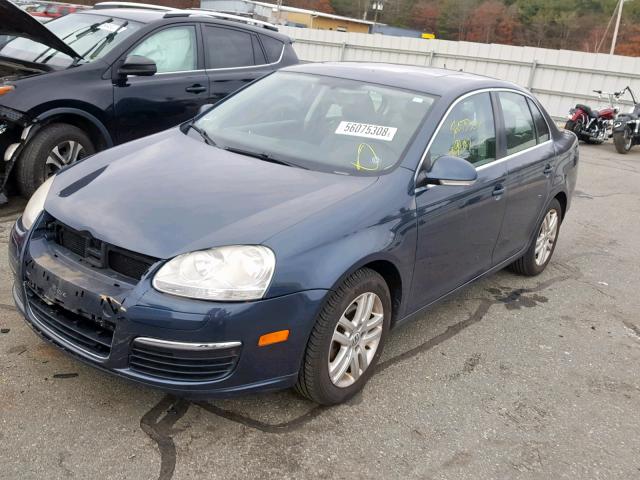 3VWSF71K77M099534 - 2007 VOLKSWAGEN JETTA 2.5 BLUE photo 2