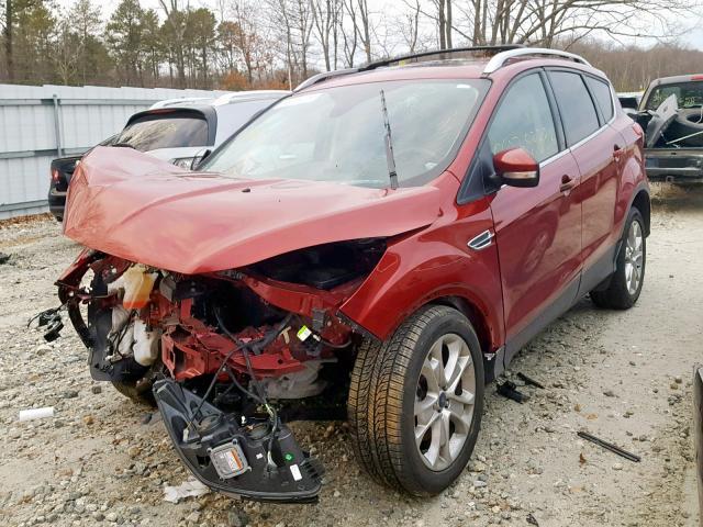 1FMCU9JX6GUA01797 - 2016 FORD ESCAPE TIT RED photo 2