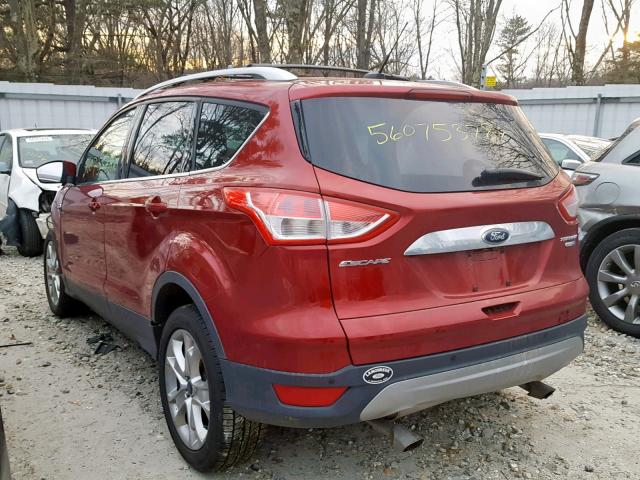 1FMCU9JX6GUA01797 - 2016 FORD ESCAPE TIT RED photo 3