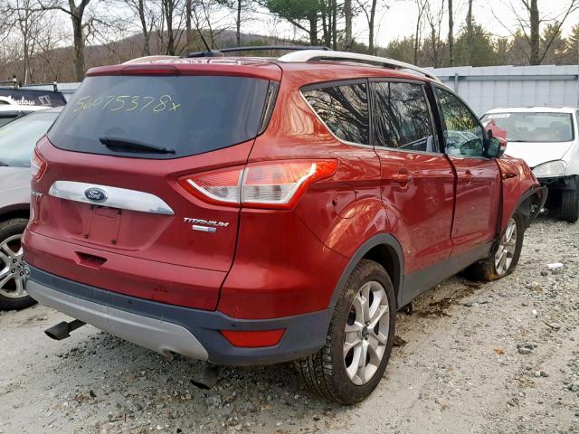 1FMCU9JX6GUA01797 - 2016 FORD ESCAPE TIT RED photo 4