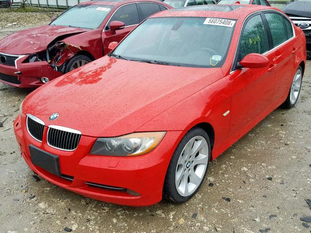 WBAVD33536KV61869 - 2006 BMW 330 XI RED photo 2