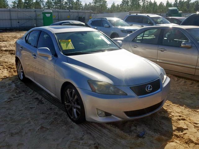 JTHBK262065012604 - 2006 LEXUS IS 250 SILVER photo 1