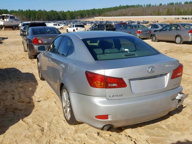 JTHBK262065012604 - 2006 LEXUS IS 250 SILVER photo 3