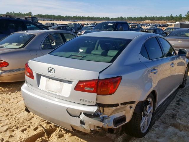 JTHBK262065012604 - 2006 LEXUS IS 250 SILVER photo 9