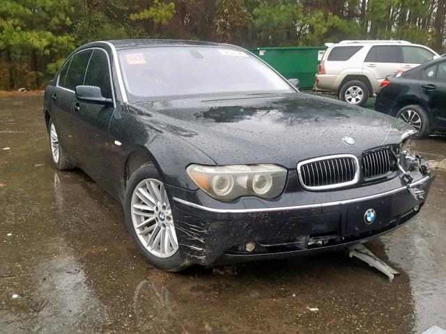 WBAGN63404DS46530 - 2004 BMW 745 LI BLACK photo 1