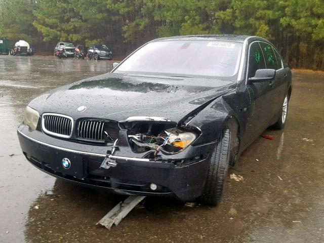 WBAGN63404DS46530 - 2004 BMW 745 LI BLACK photo 2