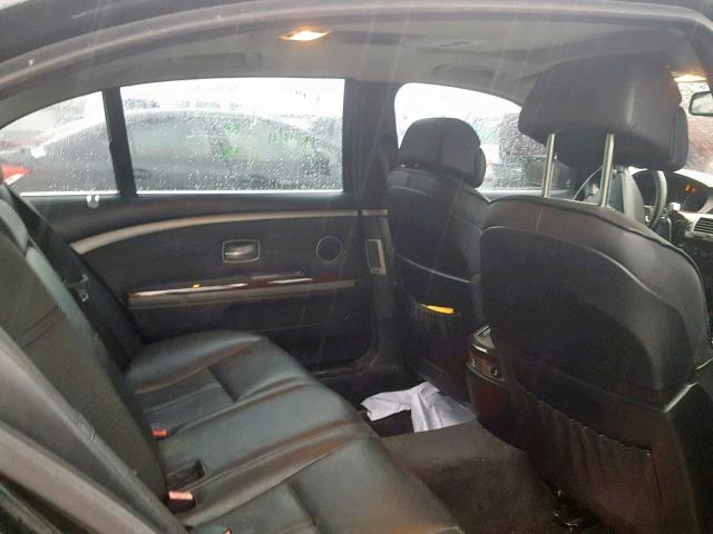 WBAGN63404DS46530 - 2004 BMW 745 LI BLACK photo 6