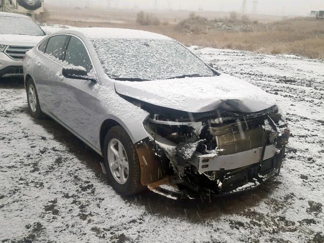 1G1ZB5ST4JF129551 - 2018 CHEVROLET MALIBU LS SILVER photo 1