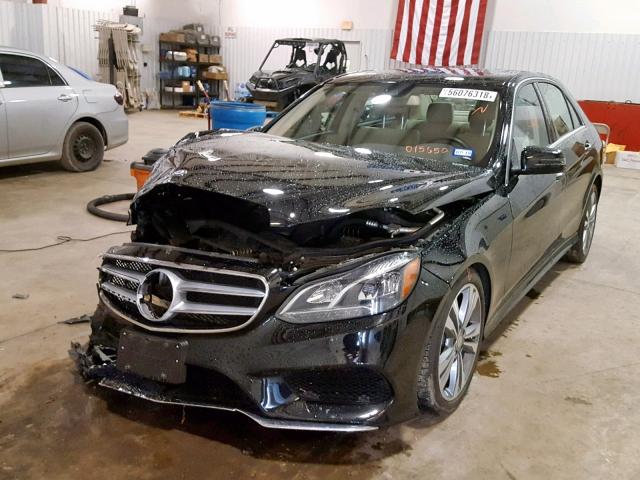 WDDHF5KB4EB015650 - 2014 MERCEDES-BENZ E 350 BLACK photo 2