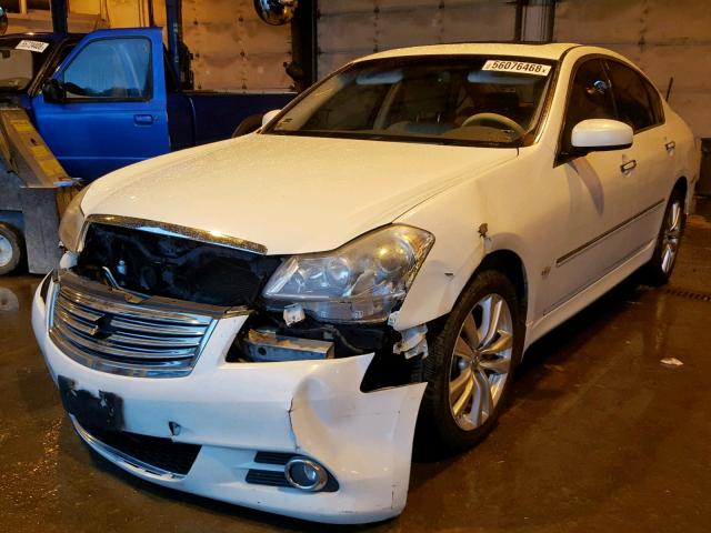 JN1CY0AR0AM961942 - 2010 INFINITI M35 BASE CREAM photo 2