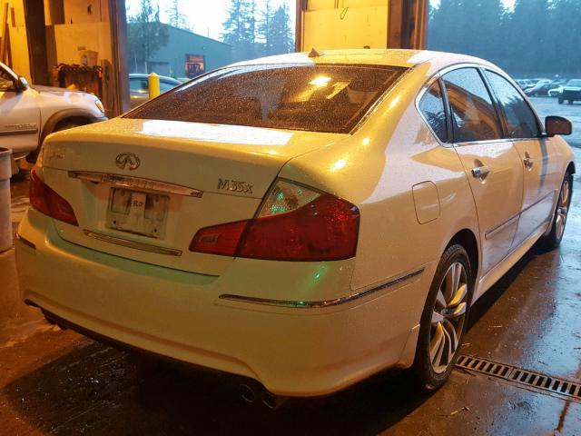 JN1CY0AR0AM961942 - 2010 INFINITI M35 BASE CREAM photo 4