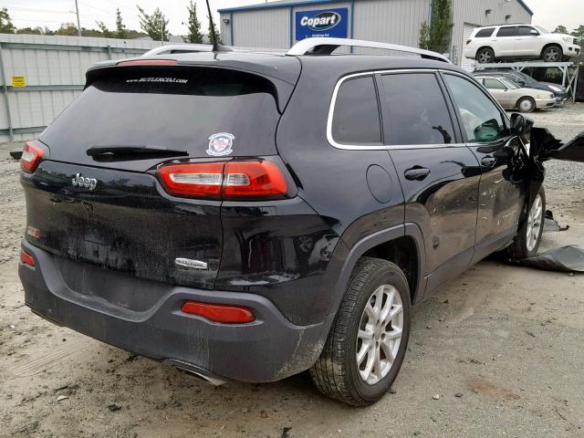 1C4PJLCS8HW650598 - 2017 JEEP CHEROKEE L BLACK photo 4