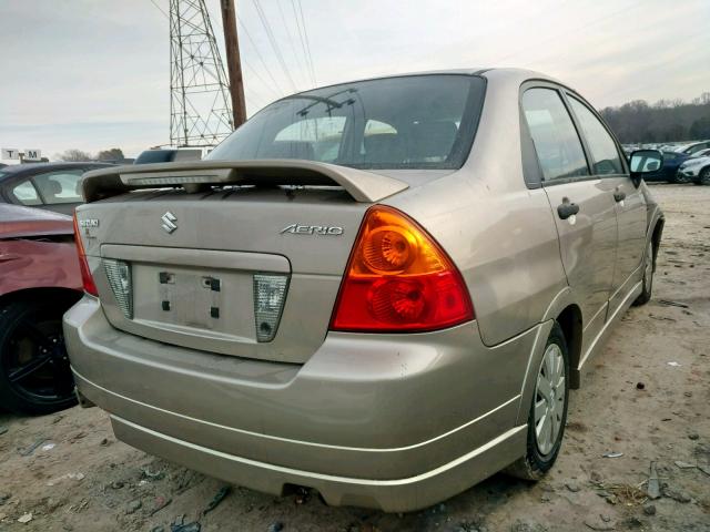 JS2RA62S055256743 - 2005 SUZUKI AERIO S GOLD photo 4