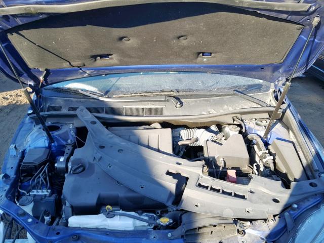 4T1BK1FK2FU558446 - 2015 TOYOTA CAMRY XSE BLUE photo 7