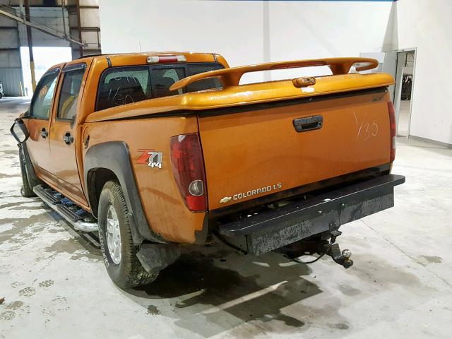 1GCDT136058198991 - 2005 CHEVROLET COLORADO ORANGE photo 3