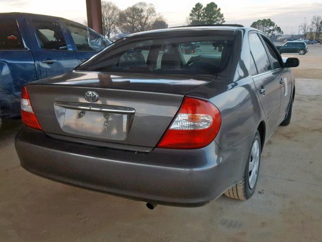 4T1BE32K53U753185 - 2003 TOYOTA CAMRY LE GRAY photo 4