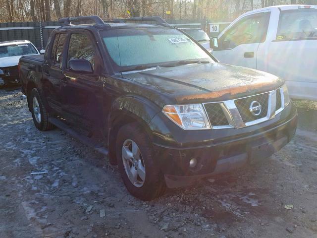 1N6AD07W25C420817 - 2005 NISSAN FRONTIER C BLACK photo 1