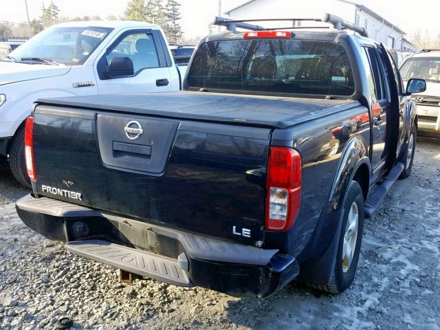 1N6AD07W25C420817 - 2005 NISSAN FRONTIER C BLACK photo 4