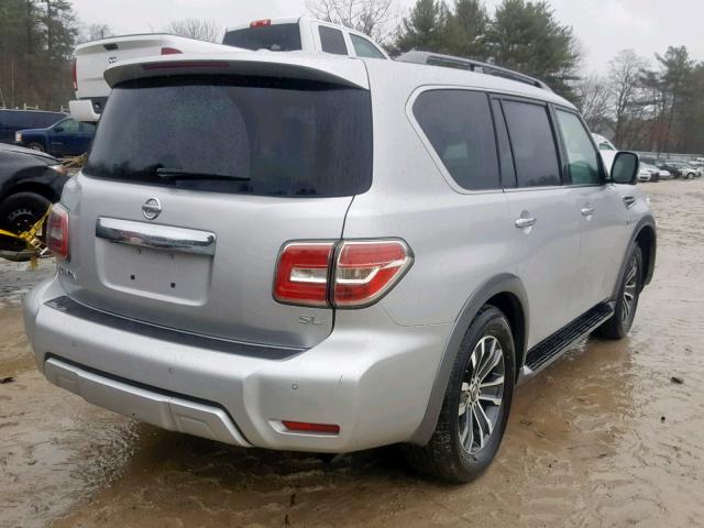 JN8AY2ND4J9051412 - 2018 NISSAN ARMADA SV SILVER photo 4