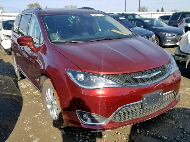 2C4RC1BG1JR246416 - 2018 CHRYSLER PACIFICA T BURGUNDY photo 1