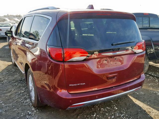 2C4RC1BG1JR246416 - 2018 CHRYSLER PACIFICA T BURGUNDY photo 3