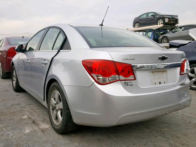 1G1PE5SC6C7113220 - 2012 CHEVROLET CRUZE LT SILVER photo 3