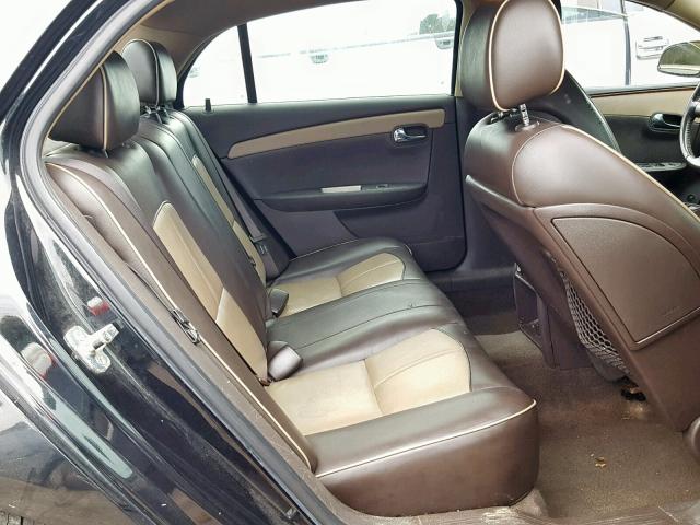 1G1ZK57778F228872 - 2008 CHEVROLET MALIBU LTZ შავი ფოტო 6