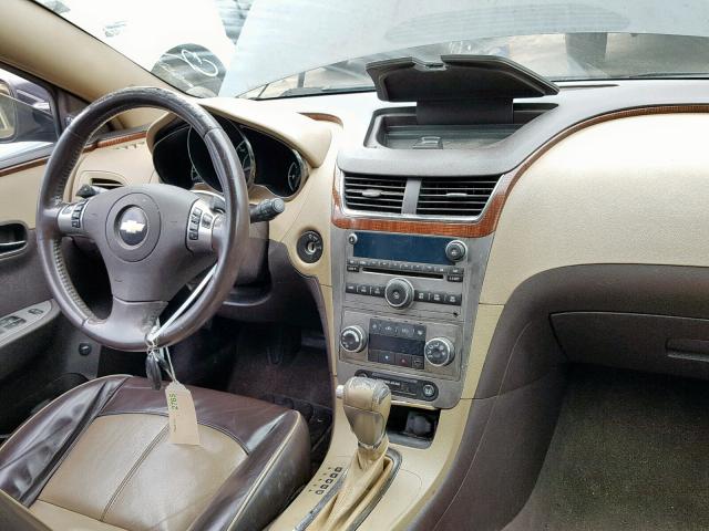 1G1ZK57778F228872 - 2008 CHEVROLET MALIBU LTZ შავი ფოტო 9