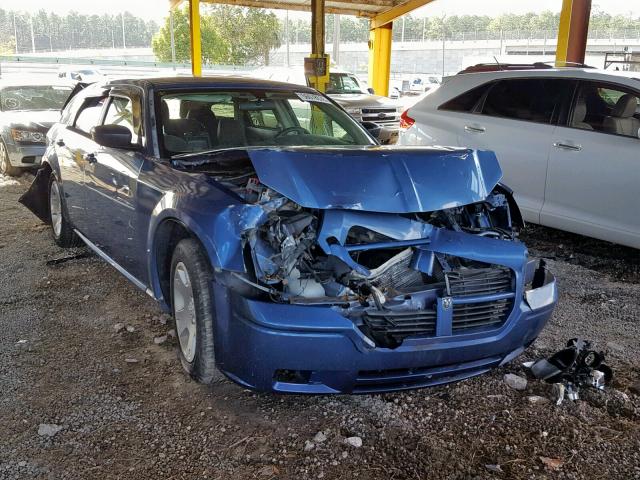 2D4FV47T37H677488 - 2007 DODGE MAGNUM SE BLUE photo 1