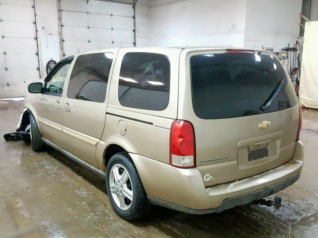 1GNDV23L65D167619 - 2005 CHEVROLET UPLANDER L Qəhvəyi foto 3