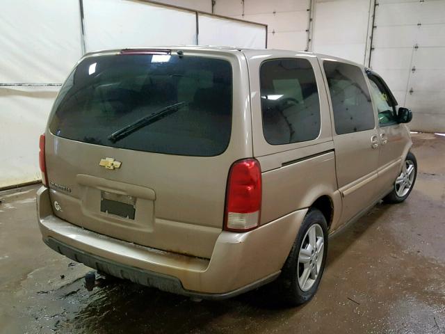 1GNDV23L65D167619 - 2005 CHEVROLET UPLANDER L Qəhvəyi foto 4
