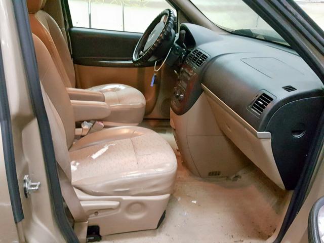 1GNDV23L65D167619 - 2005 CHEVROLET UPLANDER L Qəhvəyi foto 5
