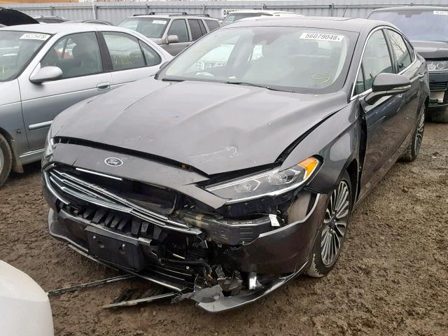 3FA6P0D99HR202366 - 2017 FORD FUSION TIT BLACK photo 2