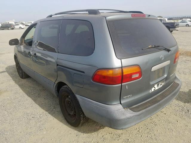 4T3ZF19C7XU162366 - 1999 TOYOTA SIENNA TAN photo 3