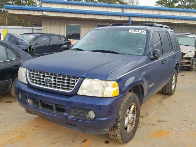 1FMZU63K95UA09058 - 2005 FORD EXPLORER X BLUE photo 2