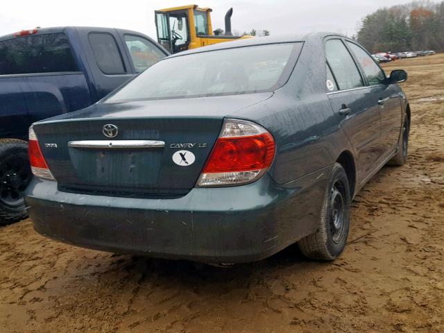 4T1BE32K76U147715 - 2006 TOYOTA CAMRY LE GREEN photo 4