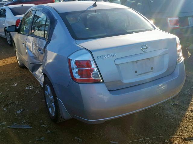 3N1AB61E69L625193 - 2009 NISSAN SENTRA 2.0 SILVER photo 3