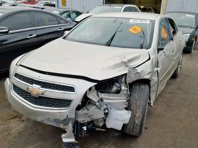 1G11C5SA2DF138097 - 2013 CHEVROLET MALIBU 1LT BEIGE photo 2