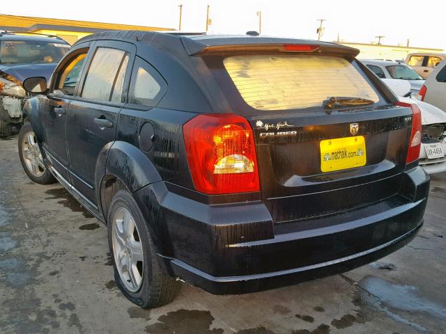 1B3HB48B47D128465 - 2007 DODGE CALIBER SX BLACK photo 3