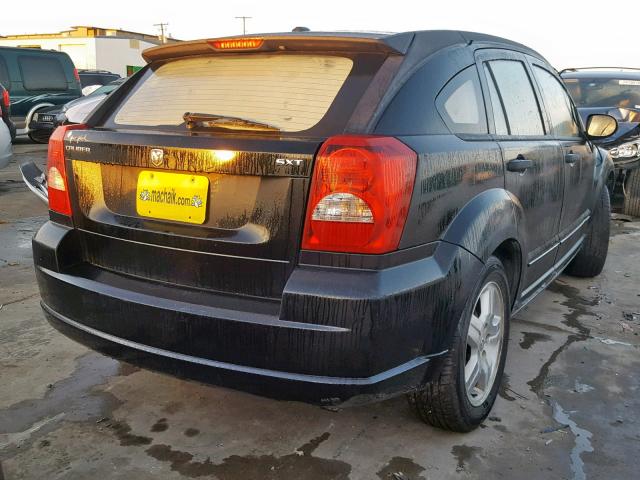 1B3HB48B47D128465 - 2007 DODGE CALIBER SX BLACK photo 4