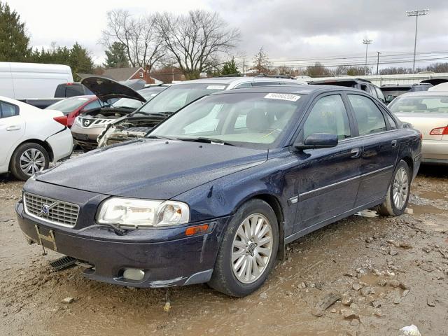 YV1TH592461431493 - 2006 VOLVO S80 2.5T BLUE photo 2