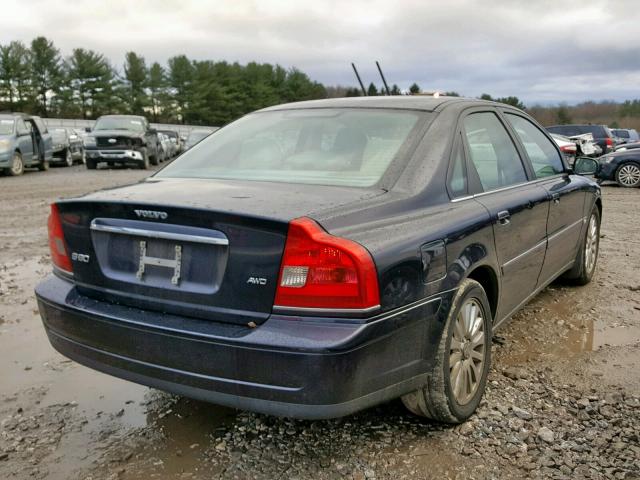 YV1TH592461431493 - 2006 VOLVO S80 2.5T BLUE photo 4