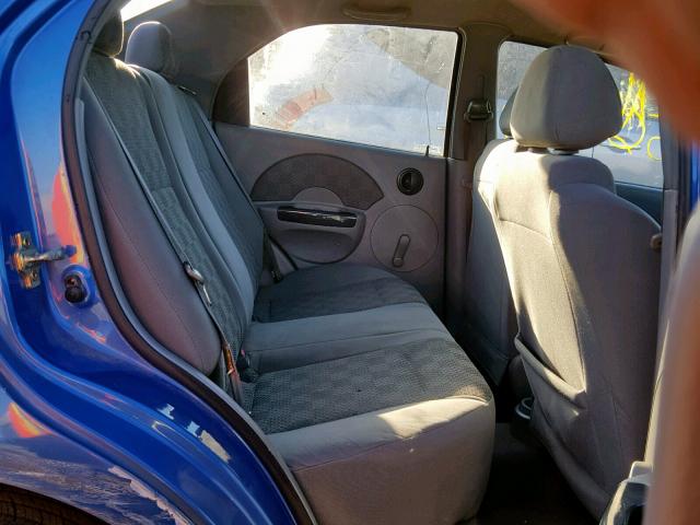 KL1TD52675B433687 - 2005 CHEVROLET AVEO BASE Mavi foto 5