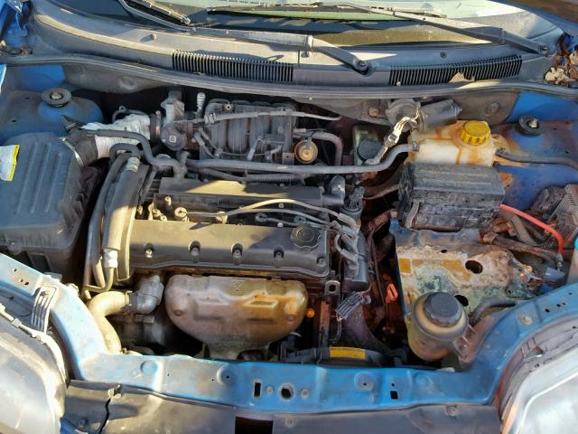 KL1TD52675B433687 - 2005 CHEVROLET AVEO BASE Mavi foto 7