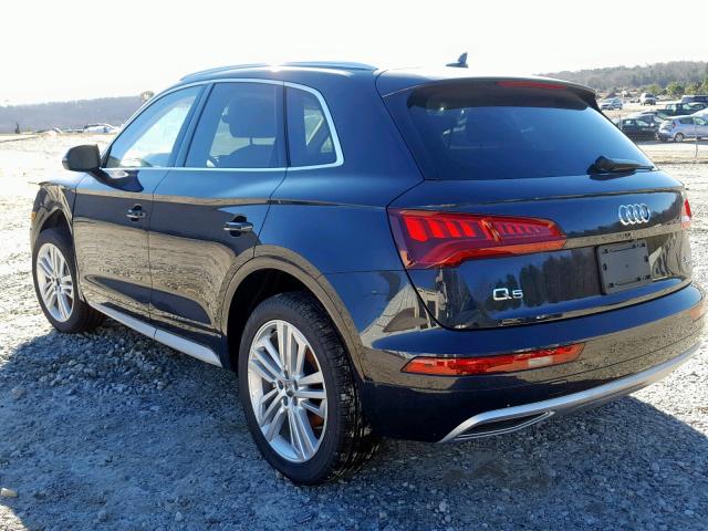 WA1CNAFY5J2087489 - 2018 AUDI Q5 PRESTIG BLUE photo 3