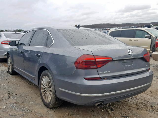 1VWBT7A36HC064388 - 2017 VOLKSWAGEN PASSAT SE GRAY photo 3