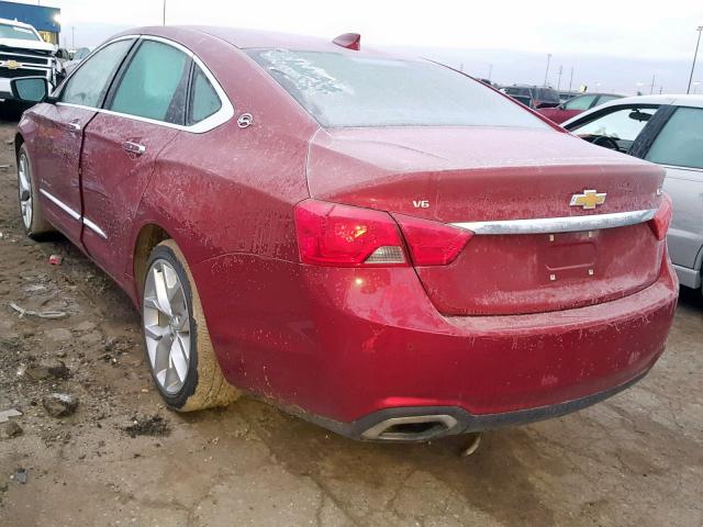 1G1125S36JU148899 - 2018 CHEVROLET IMPALA PRE ბურგუნდია ფოტო 3