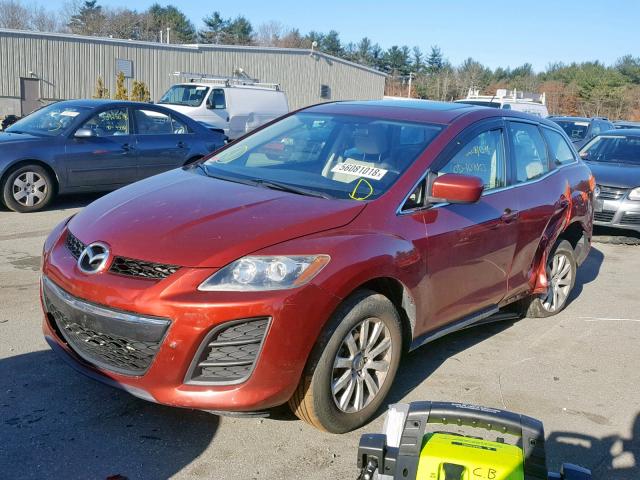 JM3ER2WM9A0310934 - 2010 MAZDA CX-7 RED photo 2