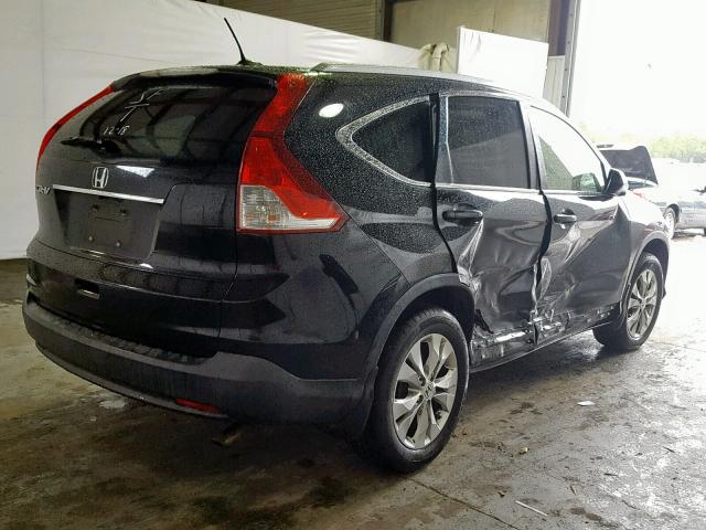 JHLRM3H74CC008977 - 2012 HONDA CR-V EXL BLACK photo 4